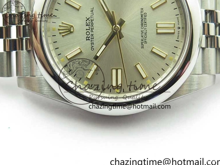 MiroTime 0227 WeatherProof Oyster Perpetual 41mm 124300 BP Maker Best Edition Silver Dial on SS Jubilee Bracelet A 2639